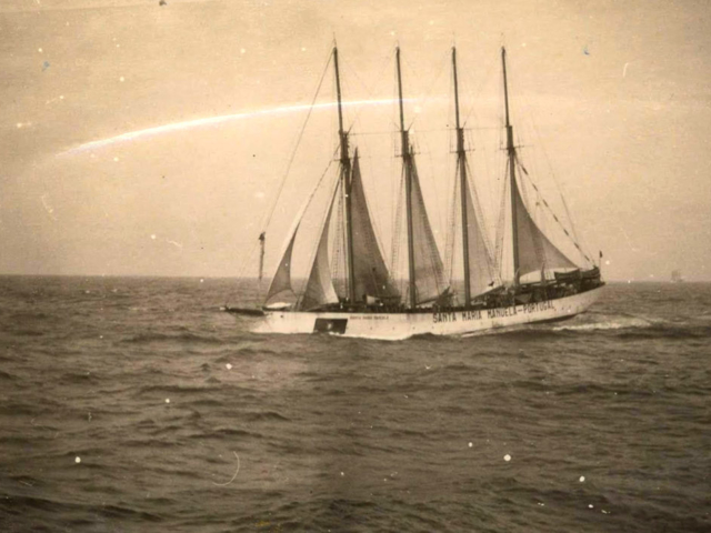 Santa Maria Manuela jako statek rybacki w 1944 roku