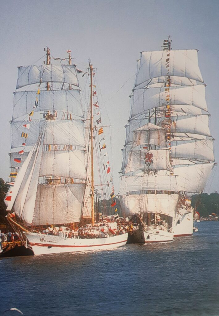 Iskra, Greif i Dar Młodzieży przy nabrzeżu Westerplatte w 1997 roku