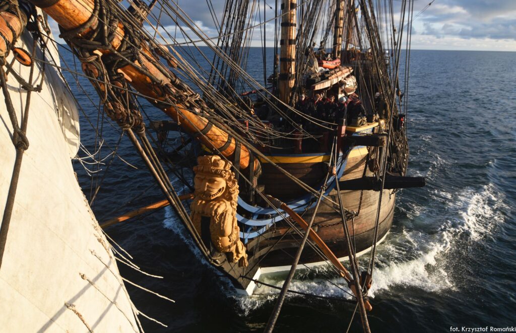 Dziób żaglowca Gotheborg