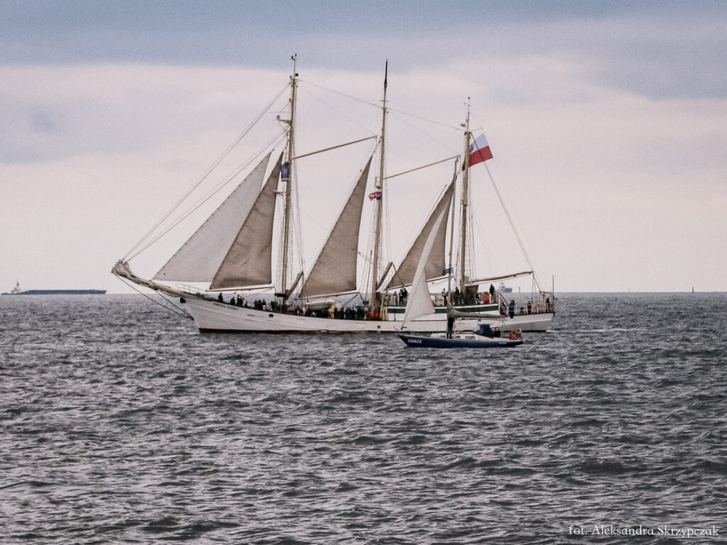 Zawisza Czarny podczas parady Baltic Sail 2025