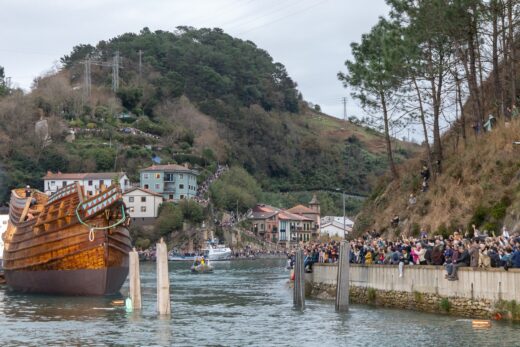 Wodowanie żaglowca San Juan