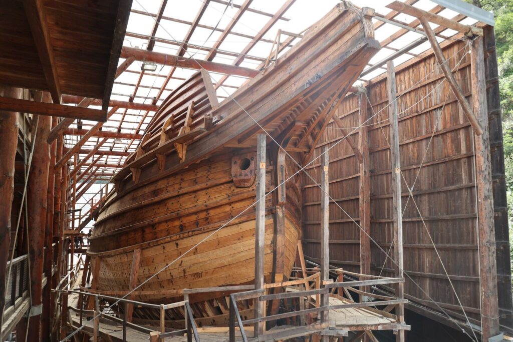 Budowa kadłuba San Juan, stan na lipiec 2023 roku