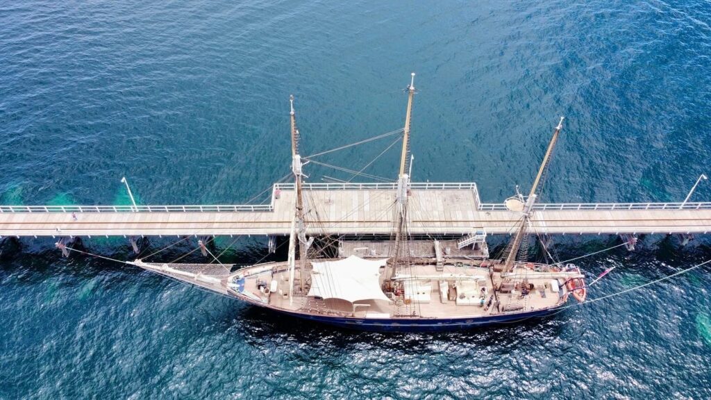 Leeuwin z lotu ptaka / fot. Leeuwin Ocean Adventure Foundation