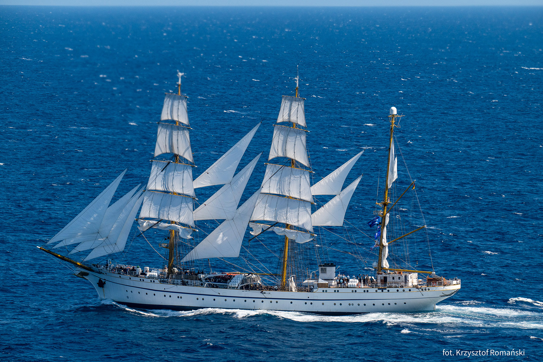Historyczny triumf niemieckiego żaglowca. Gorch Fock wygrywa Five Sisters Cup
